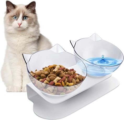 non spillable cat water bowl.